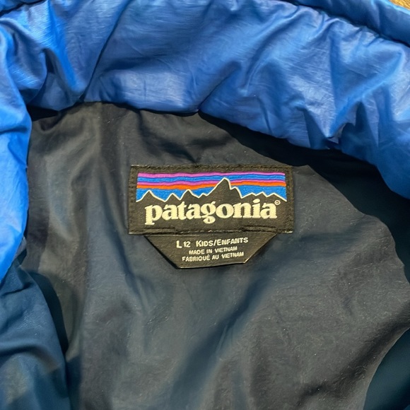 Kids' Nano Puff® Brick Quilted Jacket. Blue. Size Large/12. EUC. - Picture 2 of 2